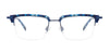 Clip & Twist CT260 Eyeglasses with Clip-on Sunglasses | Size 50 / Black