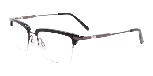 Clip & Twist CT260 Eyeglasses with Clip-on Sunglasses / Size 50 / Black
