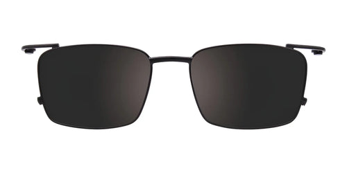 Clip & Twist CT260 Eyeglasses with Clip-on Sunglasses / Size 50 / Black