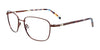 Clip & Twist CT261 Eyeglasses with Clip-on Sunglasses | Size 55 / Satin Dark Brown