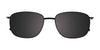 Clip & Twist CT261 Eyeglasses with Clip-on Sunglasses | Size 55 / Satin Dark Brown