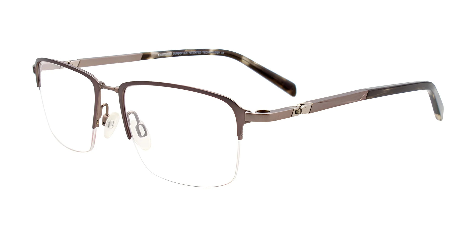 Clip & Twist CT262 Eyeglasses with Clip-on Sunglasses Matt Steel