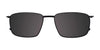 Clip & Twist CT262 Eyeglasses with Clip-on Sunglasses | Size 53 / Matt Dark Brown