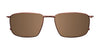 Clip & Twist CT262 Eyeglasses with Clip-on Sunglasses | Size 53 / Clip Only (Color №010)