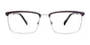 Clip & Twist CT264 Eyeglasses with Clip-on Sunglasses | Size 58 / Matt Brown