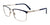 Clip & Twist CT264 Eyeglasses with Clip-on Sunglasses | Size 58 / Matt Dark Blue & Matt Steel