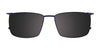Clip & Twist CT264 Eyeglasses with Clip-on Sunglasses | Size 58 / Matt Brown