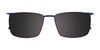 Clip & Twist CT264 Eyeglasses with Clip-on Sunglasses | Size 58 / Clip Only (Color №050)