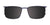 Clip & Twist CT264 Eyeglasses with Clip-on Sunglasses | Size 58 / Clip Only (Color №050)