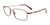 Clip & Twist CT265 Eyeglasses with Clip-on Sunglasses | Size 58 / Matt Dark Brown