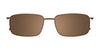 Clip & Twist CT265 Eyeglasses with Clip-on Sunglasses | Size 58 / Matt Black