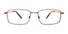 Clip & Twist CT265 Eyeglasses with Clip-on Sunglasses | Size 58 / Matt Black