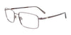 Clip & Twist CT265 Eyeglasses with Clip-on Sunglasses | Size 58 / Matt Steel