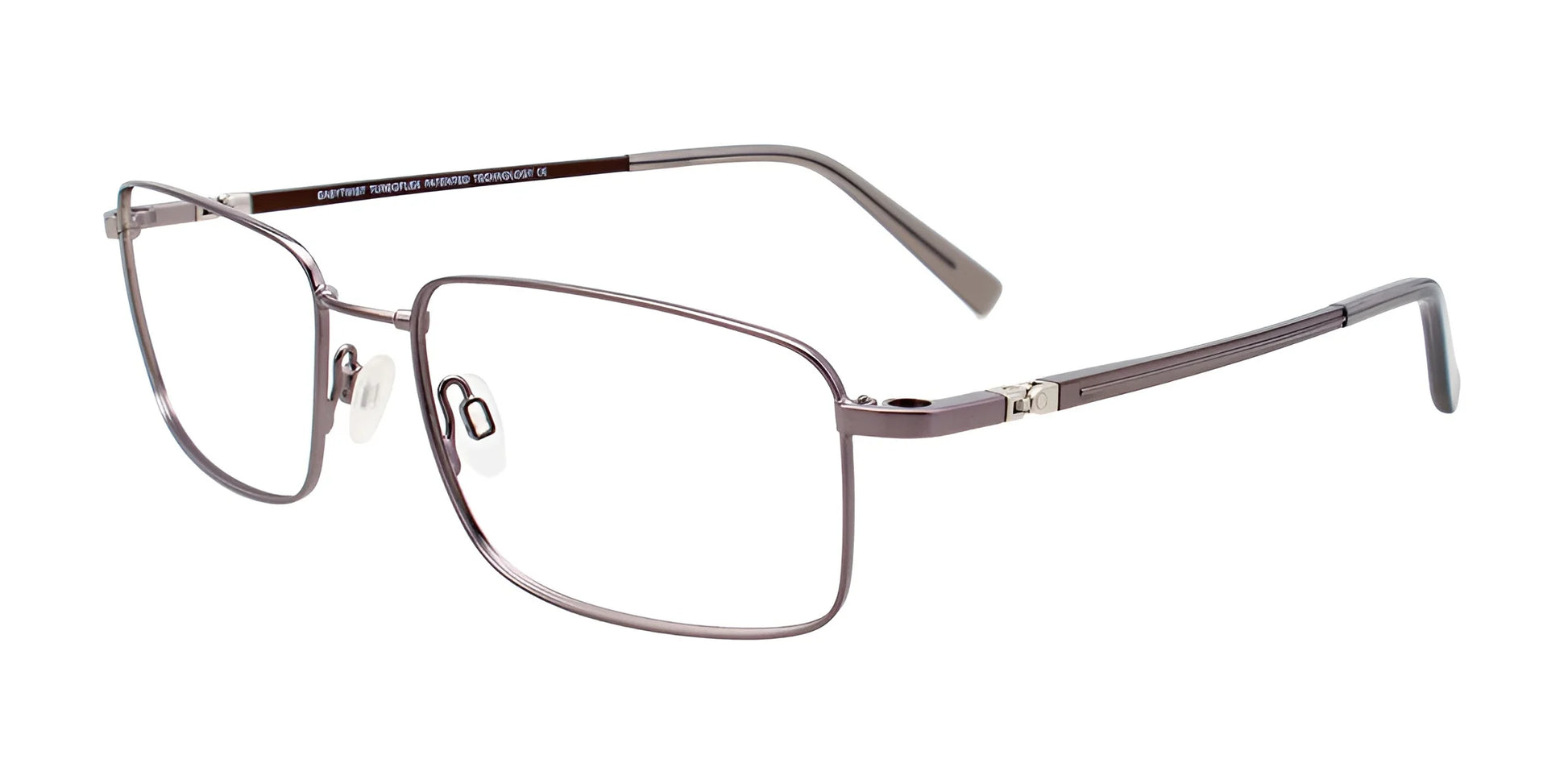 Clip & Twist CT265 Eyeglasses with Clip-on Sunglasses Matt Steel