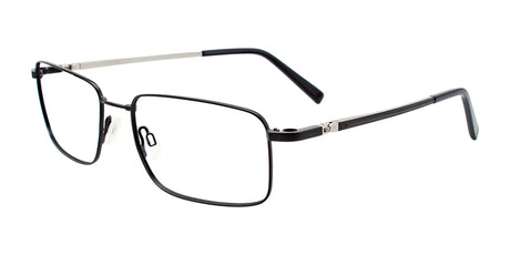 Clip & Twist CT265 Eyeglasses with Clip-on Sunglasses Matt Black