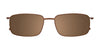 Clip & Twist CT265 Eyeglasses with Clip-on Sunglasses | Size 58 / Clip Only (Color №010)
