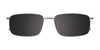 Clip & Twist CT265 Eyeglasses with Clip-on Sunglasses | Size 58 / Clip Only (Color №020)