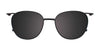 Clip & Twist CT266 Eyeglasses | Size 50 / Matt Black