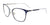 Clip & Twist CT267 Eyeglasses with Clip-on Sunglasses | Size 53 / Matt Navy & Silver