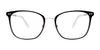 Clip & Twist CT267 Eyeglasses with Clip-on Sunglasses | Size 53 / Matt Brown & Silver