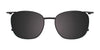 Clip & Twist CT267 Eyeglasses with Clip-on Sunglasses | Size 53 / Clip Only (Color №090)