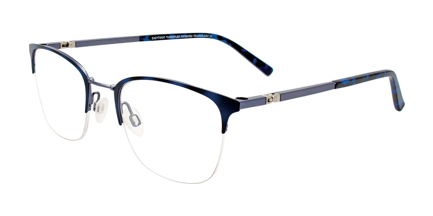Clip & Twist CT268 Eyeglasses Matt Demi Blue & Steel Blue