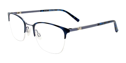 Clip & Twist CT268 Eyeglasses with Clip-on Sunglasses / Size 50 / Matt Demi Blue & Steel Blue