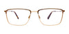 Clip & Twist CT269 Eyeglasses with Clip-on Sunglasses | Size 56 / Satin Brown