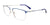 Clip & Twist CT269 Eyeglasses with Clip-on Sunglasses | Size 56 / Satin Blue & Silver
