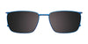 Clip & Twist CT269 Eyeglasses with Clip-on Sunglasses | Size 56 / Satin Brown