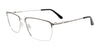 Clip & Twist CT269 Eyeglasses with Clip-on Sunglasses | Size 56 / Satin Steel