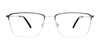 Clip & Twist CT269 Eyeglasses with Clip-on Sunglasses | Size 56 / Satin Brown