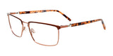 Clip & Twist CT270 Eyeglasses with Clip-on Sunglasses Matt Brown & Light Brown