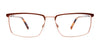 Clip & Twist CT270 Eyeglasses with Clip-on Sunglasses | Size 56 / Matt Brown & Light Brown