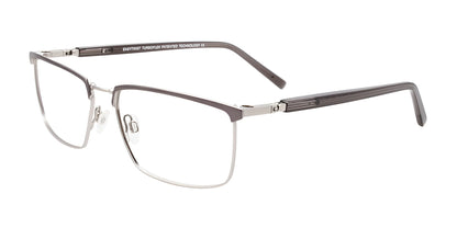 Clip & Twist CT270 Eyeglasses with Clip-on Sunglasses Matt Grey & Light Grey