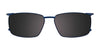 Clip & Twist CT270 Eyeglasses with Clip-on Sunglasses | Size 56 / Matt Brown & Light Brown