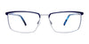 Clip & Twist CT270 Eyeglasses with Clip-on Sunglasses | Size 56 / Matt Brown & Light Brown