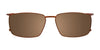 Clip & Twist CT270 Eyeglasses with Clip-on Sunglasses | Size 56 / Clip Only (Color №010)