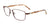 Clip & Twist CT271 Eyeglasses with Clip-on Sunglasses | Size 55 / Satin Dark Brown/Brown Marbled