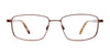 Clip & Twist CT271 Eyeglasses with Clip-on Sunglasses | Size 55 / Satin Blue/Blue & Grey Marbled