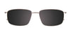 Clip & Twist CT271 Eyeglasses with Clip-on Sunglasses | Size 55 / Satin Blue/Blue & Grey Marbled