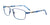 Clip & Twist CT271 Eyeglasses with Clip-on Sunglasses | Size 55 / Satin Blue/Blue & Grey Marbled