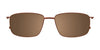 Clip & Twist CT271 Eyeglasses with Clip-on Sunglasses | Size 55 / Clip Only (Color №010)