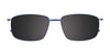Clip & Twist CT271 Eyeglasses with Clip-on Sunglasses | Size 55 / Clip Only (Color №050)