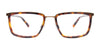 Clip & Twist CT272 Eyeglasses with Clip-on Sunglasses | Size 54 / Crystal & Matt Dark Grey
