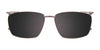 Clip & Twist CT272 Eyeglasses with Clip-on Sunglasses | Size 54 / Clip Only (Color №050)