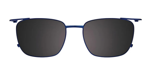 Clip & Twist CT275 Eyeglasses with Clip-on Sunglasses / Size 54 / Matt Blue & Satin Blue