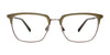 Clip & Twist CT275 Eyeglasses with Clip-on Sunglasses | Size 54 / Matt Blue & Satin Blue