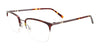 Clip & Twist CT276 Eyeglasses with Clip-on Sunglasses | Size 52 / Steel & Caramel Tortoise