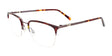 Clip & Twist CT276 Eyeglasses with Clip-on Sunglasses Steel & Caramel Tortoise